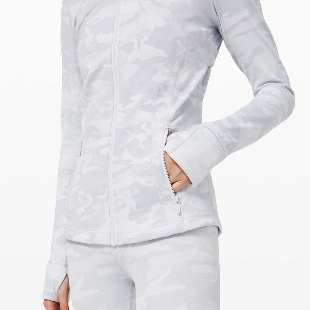 SOLD Lululemon White Camo Define Jacket